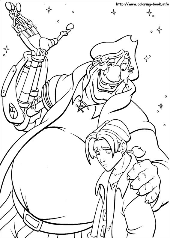 Treasure Planet coloring picture